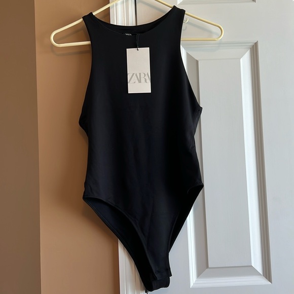 Zara Tops - Zara black stretchy bodysuit